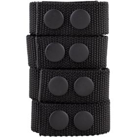 PROFESSIONAL SERIES TACTICAL BELT KEEPERS 4 SET - BLAC