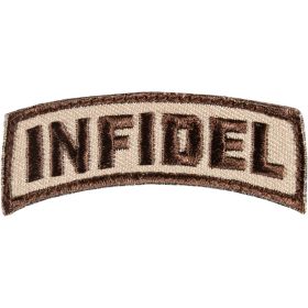 INFIDEL PATCH / KHAKI - 6 PACK
