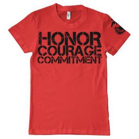 A SOLDIER PLEDGE MEN'S T-SHIRT RED
