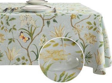 Table Cloth Waterproof Tablecloth Oil Proof Spill Proof Vinyl Table Cloth Wipe  Plastic Table Cover , Camping, Indoor and Outdoor