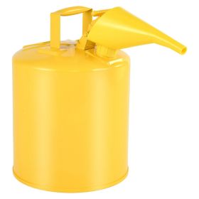 VEVOR Safety Can, 5 Gallon Type I Yellow Safety Can for Diesel with Stainless Steel Flame Arrester, Self-Closing Lid, and PE Funnel