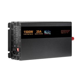 VEVOR Sump Pump Battery Backup System, 1500W, Auto Switches to Battery Inverter for Continuous Sump Pump Operation, Pure Sine Wave, LCD Display