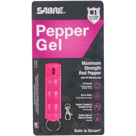 SABRE RED PEPPER GEL 15 GRAMS HARD CASE (Option: Pink)