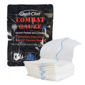 QuikClot Combat Gauze (Option: Z-Fold Law Enforcement)
