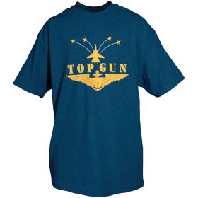 TOP GUN TSHIRT- NAVY (Option: Navy XXL)