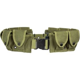 GI STYLE 10 POCKET CANVAS CARTRIDGE BELT (Option: Olive Drab)