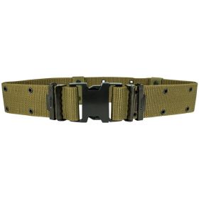 50" PISTOL BELT-NEW STYLE QR BUCKLE (Option: Olive Drab)