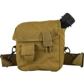 2QT CANTEEN COVER-SHLDR STRAP (Option: Coyote)