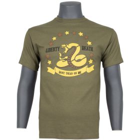 DON'T TREAD ON ME T-SHIRT OD (Option: M)