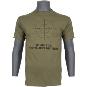 IF YOU RUN T-SHIRT, OD (Option: L)