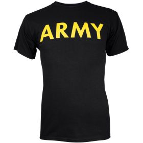 ARMY T-SHIRT YELLOW IMPRINT *DS (Option: L *Ds)