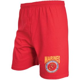 MEN'S RED RUNNING SHORTARINES (Option: Marines L)