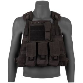 GEN II MODULAR PLATE CARRIER VEST (Option: Black)