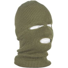 ACRYLIC 3 HOLE FACE MASK (Option: Olive Drab)