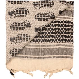 TACTICAL SHEMAGH GRENADE (Option: Tan & Burgundy)