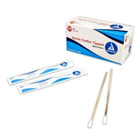 Cotton tipped applicator (Option: Sterile 6" 200 per box)