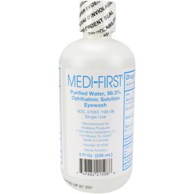 Eye wash (Option: 8 oz.)