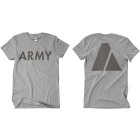 ARMY REFLECTIVE T-SHIRT, GREY *SY (Option: Sy)