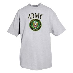 ARMY T-SHIRT,HEATHER GREY (Option: M)