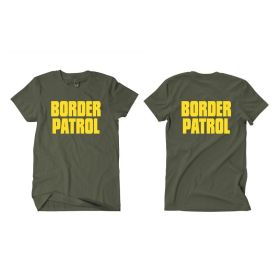 BORDER PATROL T-SHIRT, OD (Option: L)