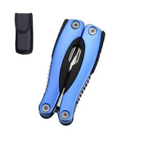 "Ultimate Survival Pliers Set - Military Grade Stainless Steel with 12 Functions" (Color: Blue camping outdoor)