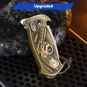 "Military Style Lighter - Windproof Butane with Bottle Opener - Survival Gear for Outdoor Adventures" (Color: Revolver style)