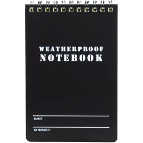 4" X 6" MILITARY STYLE WEATHERPROOF NOTEBOOK 6 PK (Option: Coy)