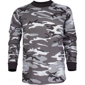 MENS LONG SLEEVE T-SHIRT URBAN CAMO (Option: S)