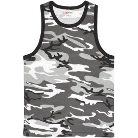 MENS TANK TOP URBAN CAMOUFLAGE (Option: S)
