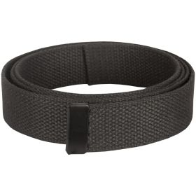 44" COTTON WEB BELT, 12 PACK SILVER BKL (Option: Black)